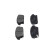 Brake Pad Set, disc brake KBP-1014 Kavo parts, Thumbnail 5