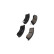Brake Pad Set, disc brake KBP-1015 Kavo parts, Thumbnail 3