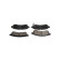 Brake Pad Set, disc brake KBP-1015 Kavo parts, Thumbnail 4