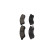 Brake Pad Set, disc brake KBP-1015 Kavo parts, Thumbnail 5
