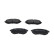 Brake Pad Set, disc brake KBP-1019 Kavo parts, Thumbnail 2