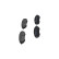 Brake Pad Set, disc brake KBP-1019 Kavo parts, Thumbnail 5