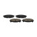 Brake Pad Set, disc brake KBP-1502 Kavo parts, Thumbnail 2