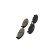 Brake Pad Set, disc brake KBP-1502 Kavo parts, Thumbnail 3