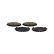 Brake Pad Set, disc brake KBP-1502 Kavo parts, Thumbnail 4