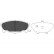 Brake Pad Set, disc brake KBP-1507 Kavo parts