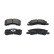 Brake Pad Set, disc brake KBP-1511 Kavo parts, Thumbnail 2