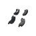 Brake Pad Set, disc brake KBP-1511 Kavo parts, Thumbnail 3