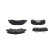 Brake Pad Set, disc brake KBP-1511 Kavo parts, Thumbnail 4