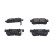 Brake Pad Set, disc brake KBP-1515 Kavo parts, Thumbnail 2