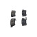 Brake Pad Set, disc brake KBP-1515 Kavo parts, Thumbnail 5