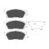 Brake Pad Set, disc brake KBP-2001 Kavo parts