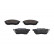 Brake Pad Set, disc brake KBP-2001 Kavo parts, Thumbnail 2