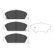 Brake Pad Set, disc brake KBP-2005 Kavo parts