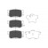 Brake Pad Set, disc brake KBP-2008 Kavo parts