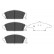 Brake Pad Set, disc brake KBP-2010 Kavo parts