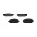 Brake Pad Set, disc brake KBP-2010 Kavo parts, Thumbnail 2