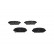 Brake Pad Set, disc brake KBP-2010 Kavo parts, Thumbnail 4