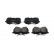 Brake Pad Set, disc brake KBP-2011 Kavo parts, Thumbnail 4