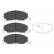 Brake Pad Set, disc brake KBP-2024 Kavo parts