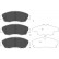 Brake Pad Set, disc brake KBP-2026 Kavo parts