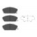 Brake Pad Set, disc brake KBP-2027 Kavo parts