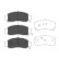 Brake Pad Set, disc brake KBP-2033 Kavo parts, Thumbnail 2