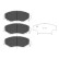 Brake Pad Set, disc brake KBP-2034 Kavo parts