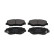 Brake Pad Set, disc brake KBP-2034 Kavo parts, Thumbnail 2