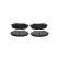 Brake Pad Set, disc brake KBP-2034 Kavo parts, Thumbnail 4