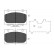 Brake Pad Set, disc brake KBP-2039 Kavo parts, Thumbnail 2