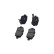 Brake Pad Set, disc brake KBP-2040 Kavo parts, Thumbnail 3
