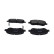 Brake Pad Set, disc brake KBP-2041 Kavo parts, Thumbnail 2