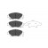 Brake Pad Set, disc brake KBP-2045 Kavo parts