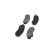 Brake Pad Set, disc brake KBP-2046 Kavo parts, Thumbnail 3
