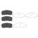 Brake Pad Set, disc brake KBP-2047 Kavo parts