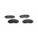 Brake Pad Set, disc brake KBP-2047 Kavo parts, Thumbnail 4