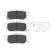 Brake Pad Set, disc brake KBP-2049 Kavo parts