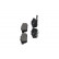 Brake Pad Set, disc brake KBP-2049 Kavo parts, Thumbnail 5