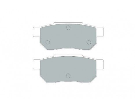 Brake Pad Set, disc brake KBP-2051 Kavo parts