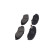 Brake Pad Set, disc brake KBP-2053 Kavo parts, Thumbnail 3