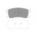 Brake Pad Set, disc brake KBP-2054 Kavo parts