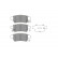 Brake Pad Set, disc brake KBP-2057 Kavo parts