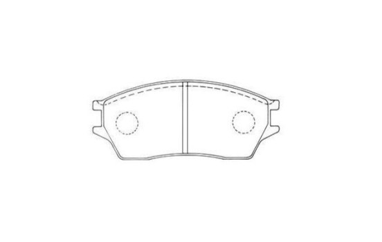 Brake Pad Set, disc brake KBP-2060 Kavo parts, Image 2