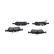 Brake Pad Set, disc brake KBP-2066 Kavo parts, Thumbnail 3