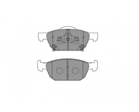 Brake Pad Set, disc brake KBP-2067 Kavo parts
