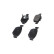 Brake Pad Set, disc brake KBP-2067 Kavo parts, Thumbnail 2