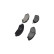 Brake Pad Set, disc brake KBP-2071 Kavo parts, Thumbnail 2