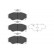 Brake Pad Set, disc brake KBP-3002 Kavo parts