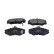 Brake Pad Set, disc brake KBP-3002 Kavo parts, Thumbnail 2